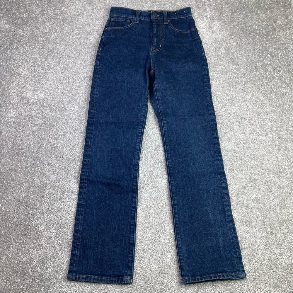 Madewell Jeans Women's 24 Blue '90s Straight High Rise Dark Wash Denim Preppy